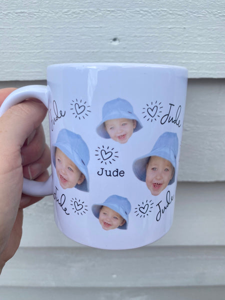 Custom Photo Mug, Personalized Baby Face Mug, Custom Baby Face Mug,  Mug With Photo, Dad Gift Idea, Grandma Gift, Gifts for Nana, Custom Face