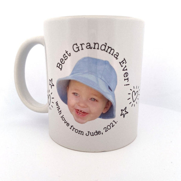 Personalised Photo Mug, Baby Face Mug, Baby Face Gift, Personalised Gifts for Daddy