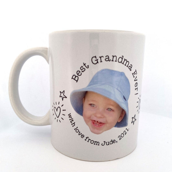 Personalised Photo Mug, Baby Face Mug, Baby Face Gift, Personalised Gifts for Daddy