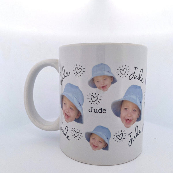 Custom Photo Mug, Personalized Baby Face Mug, Custom Baby Face Mug,  Mug With Photo, Dad Gift Idea, Grandma Gift, Gifts for Nana, Custom Face