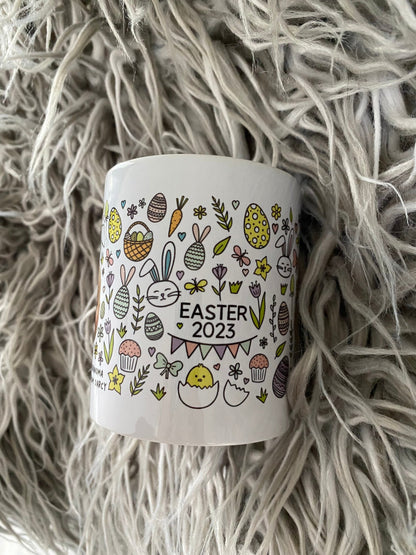 Personalised Baby Face Easter Mug, Easter Gift Ideas (Non Chocolate Gift Idea)