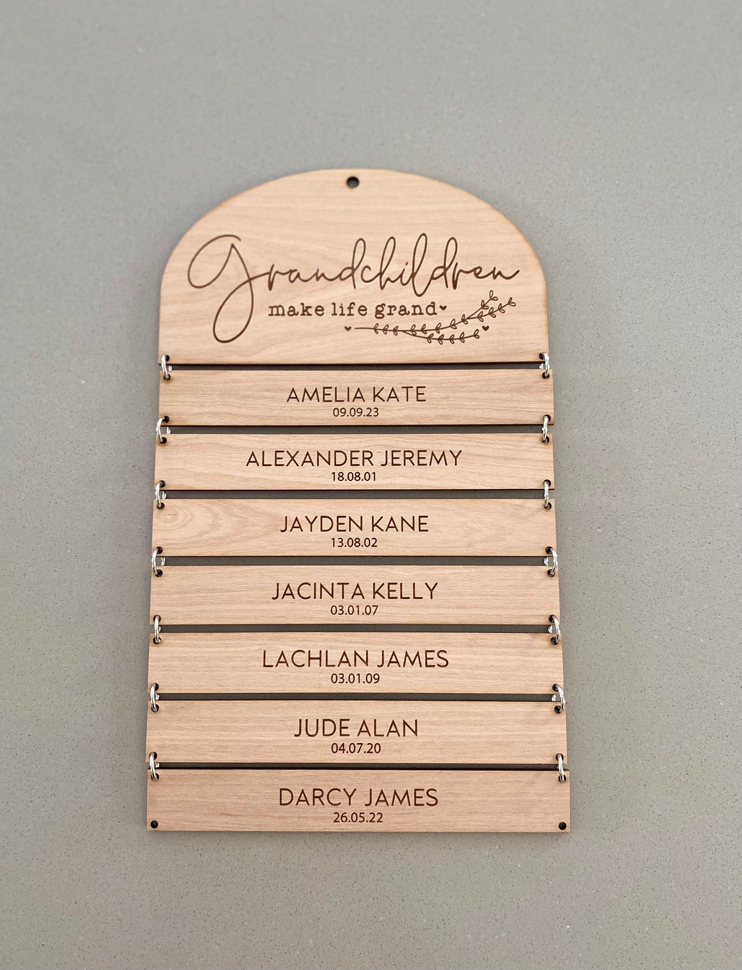 Personalised Family Sign – Granchildren Make Life Grand