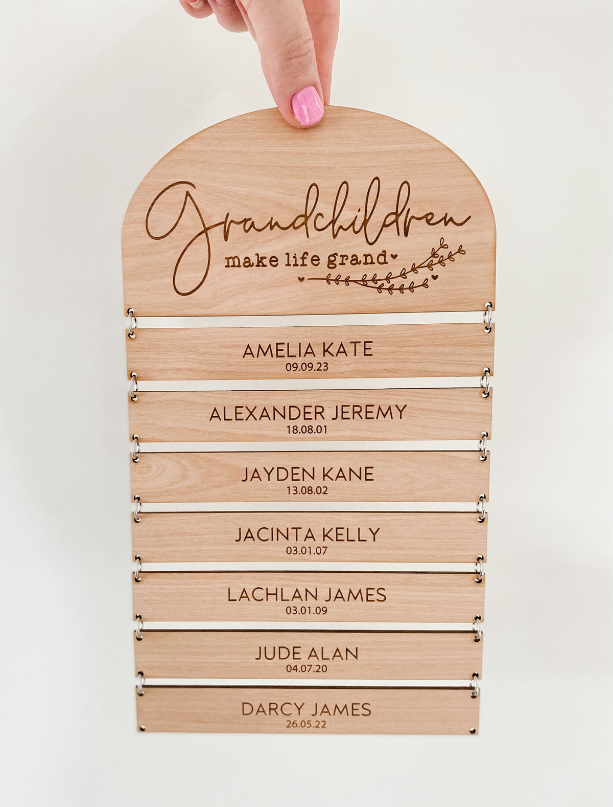 Personalised Family Sign – Granchildren Make Life Grand