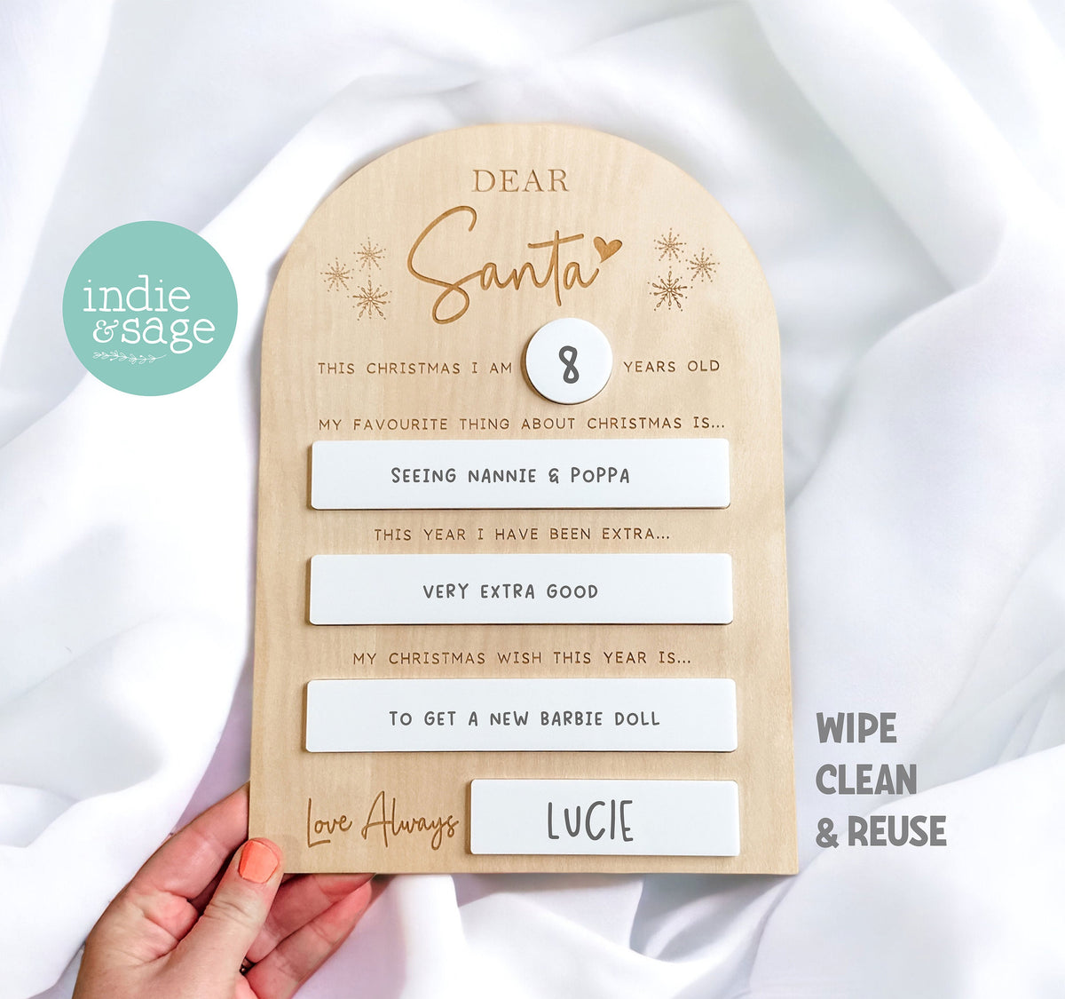 Dear Santa - Personalised Christmas Letter (Suitable for Multiple Children)