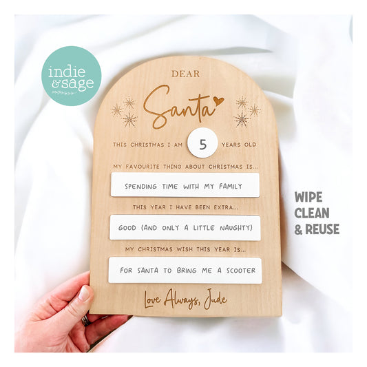 Dear Santa - Personalised Christmas Letter
