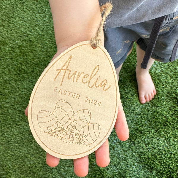 Cute Personalised Easter Gift Tag (Easter Basket Tag), First Easter Basket Tag