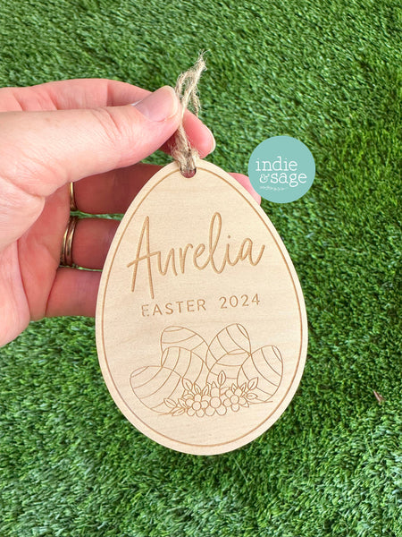 Cute Personalised Easter Gift Tag (Easter Basket Tag), First Easter Basket Tag